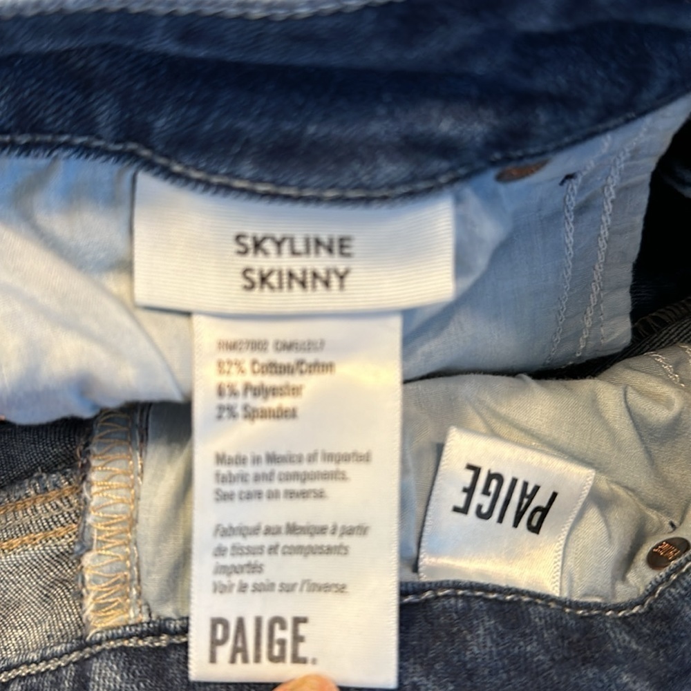 Paige skyline skinny size 28 - Picture 5 of 5